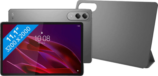Lenovo Yoga Tablet 11,1 Zoll mit 256GB WLAN in Grau inklusive Stylus und Book Case - Bild 1