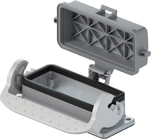 Wieland Electric Gehäuseunterteil 71.325.2428.0 in Grau aus Aluminium - Bild 1