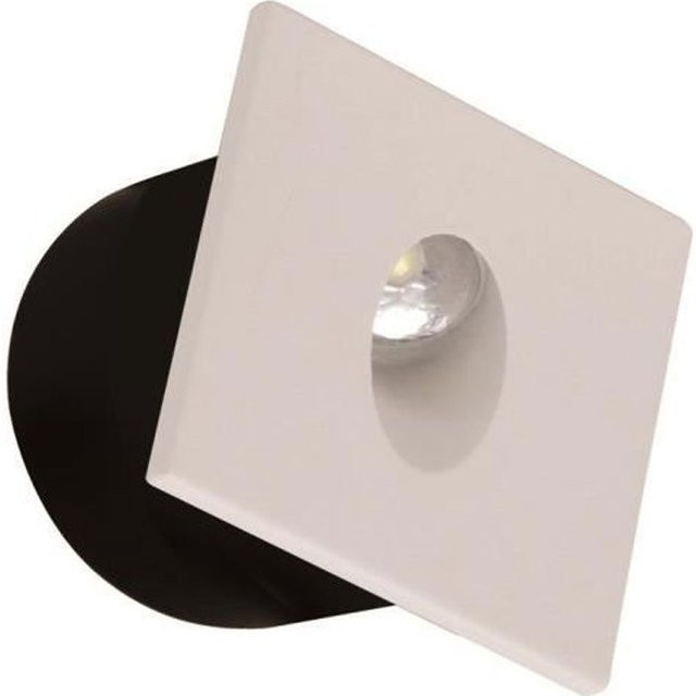 LED-Spot in Weiß, 3W, 4000K Cool White, quadratisch, 80 x 80 mm - Bild 1