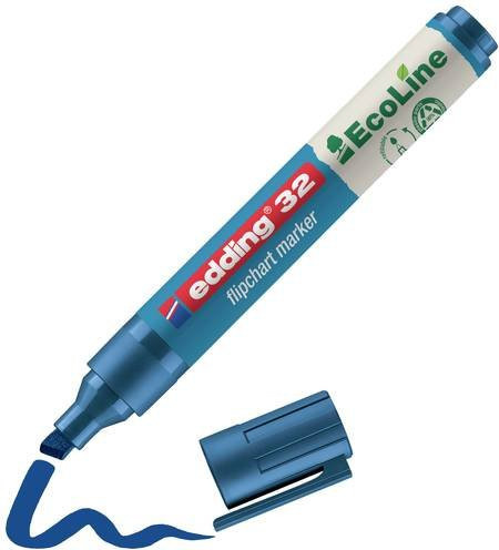 Edding Flipchartmarker mit Keilspitze in Blau - Bild 1