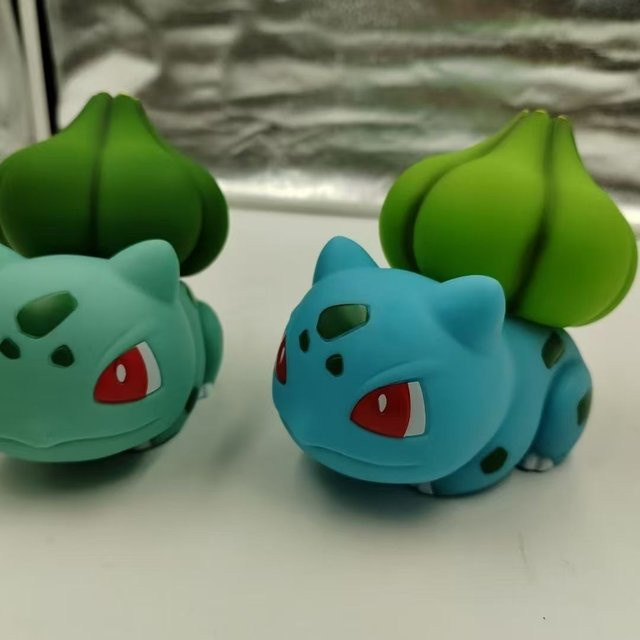 Pokémon Bulbasaur Blumentopf von Bandai in Multicolour mit abnehmbarer Samenkapsel, Höhe: 12 cm - Bild 1