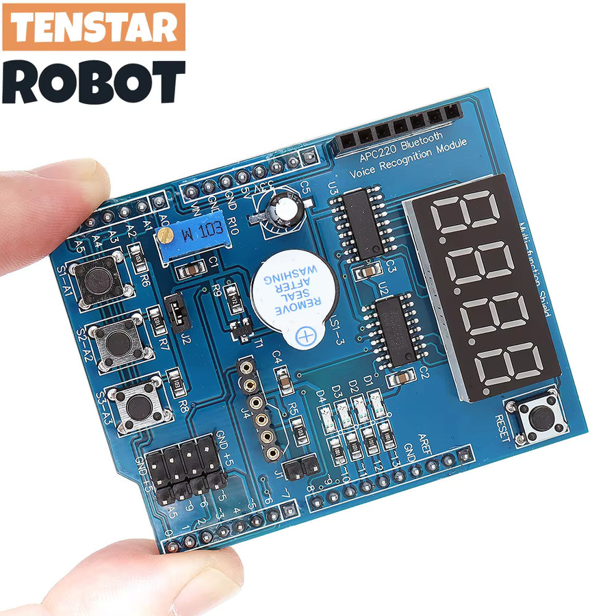 TENSTAR ROBOT TS1003L Multifunktionale Erweiterungsplatine für UNO und Mega 2560 Shield in Blau - Bild 2