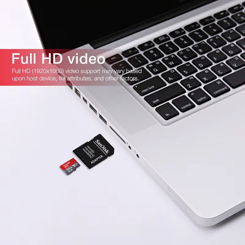 SanDisk Micro-SD UHS-I Flash-Speicherkarte mit SD-Adapter und bis zu 100 MB/s Geschwindigkeit - Bild 3