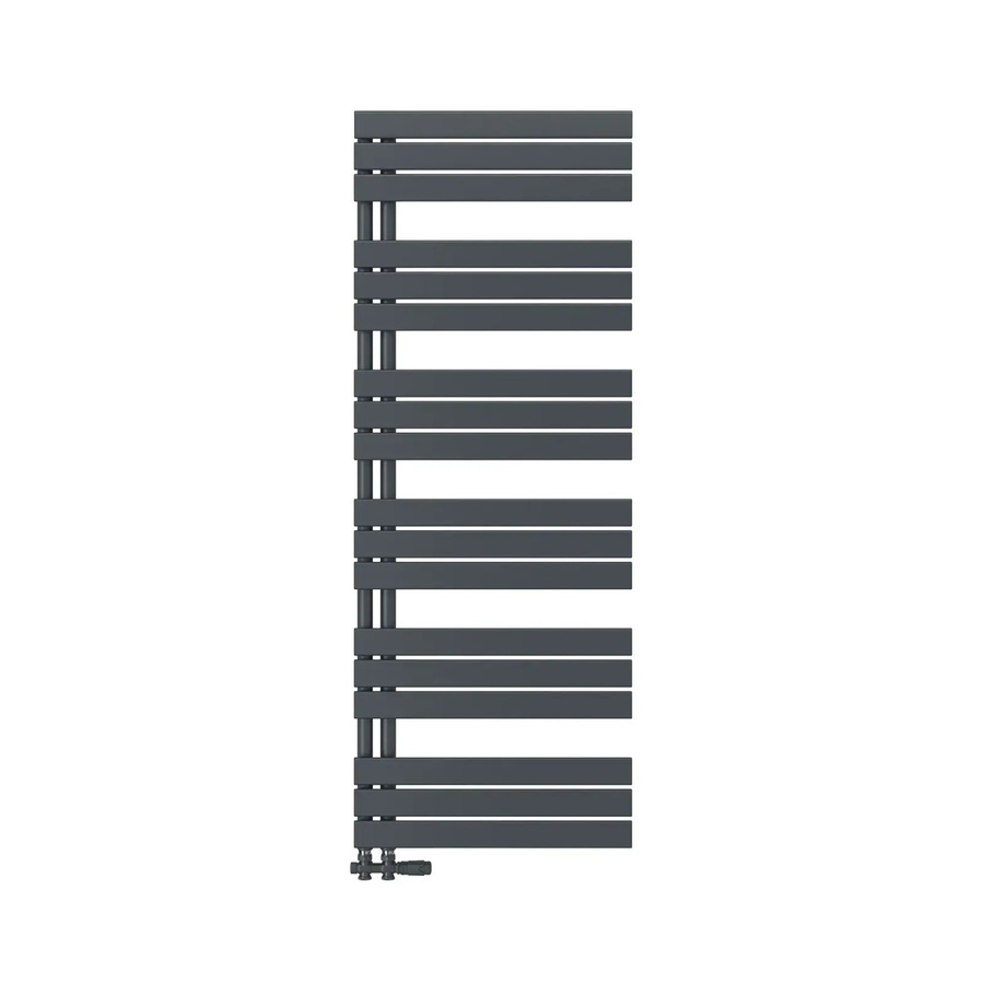 Emke Badheizkörper Handtuchwärmer in Anthrazit mit 1005W, B: 60 cm, H: 160 cm - Bild 2