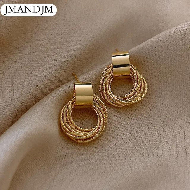 JMANDJM Ohrringe, Gold, Kleine Kreise, Damen - Bild 1