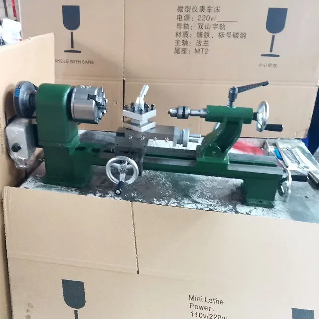 YunlinLi Präzisions-Mikro-Instrumentendrehmaschine aus Gusseisen in Grün für den Heimgebrauch - Bild 1