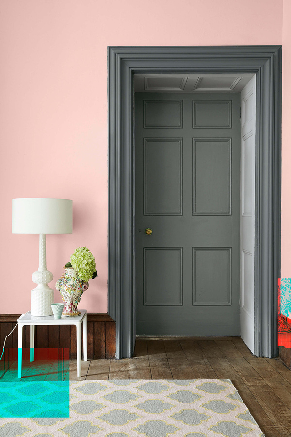 Little Greene Intelligent Matt Emulsion Paint Farbe Confetti 274 Pink 10 l - Bild 1