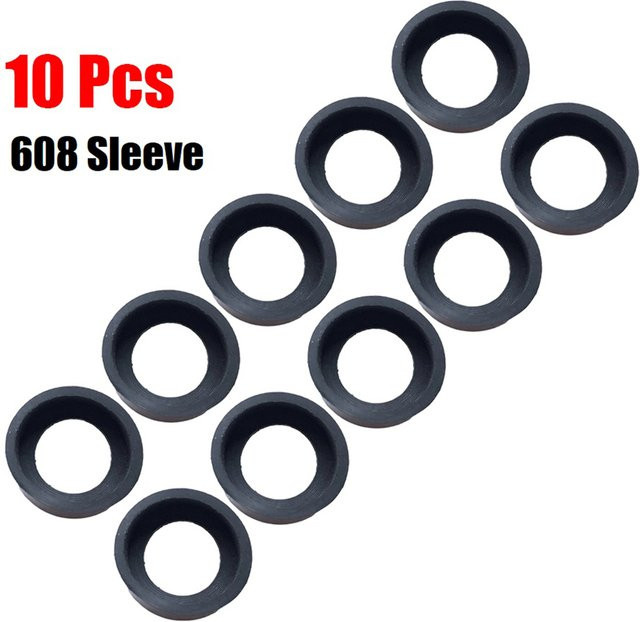 Vibratite 10er Set Gummihülsen für 608 Winkelschleifer und elektrische Hammer als Werkzeugzubehör - Bild 1