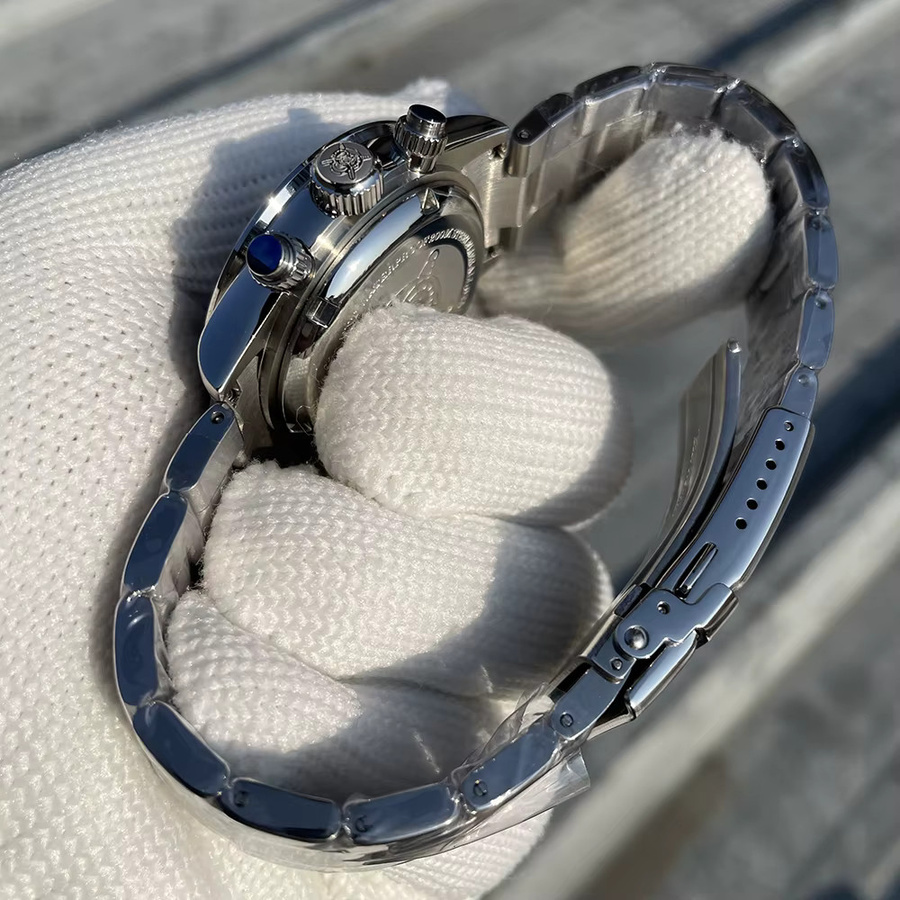STEELFLIER Armbanduhr Quarz, Edelstahl, Schwarz, Herren, 20 ATM - Bild 5