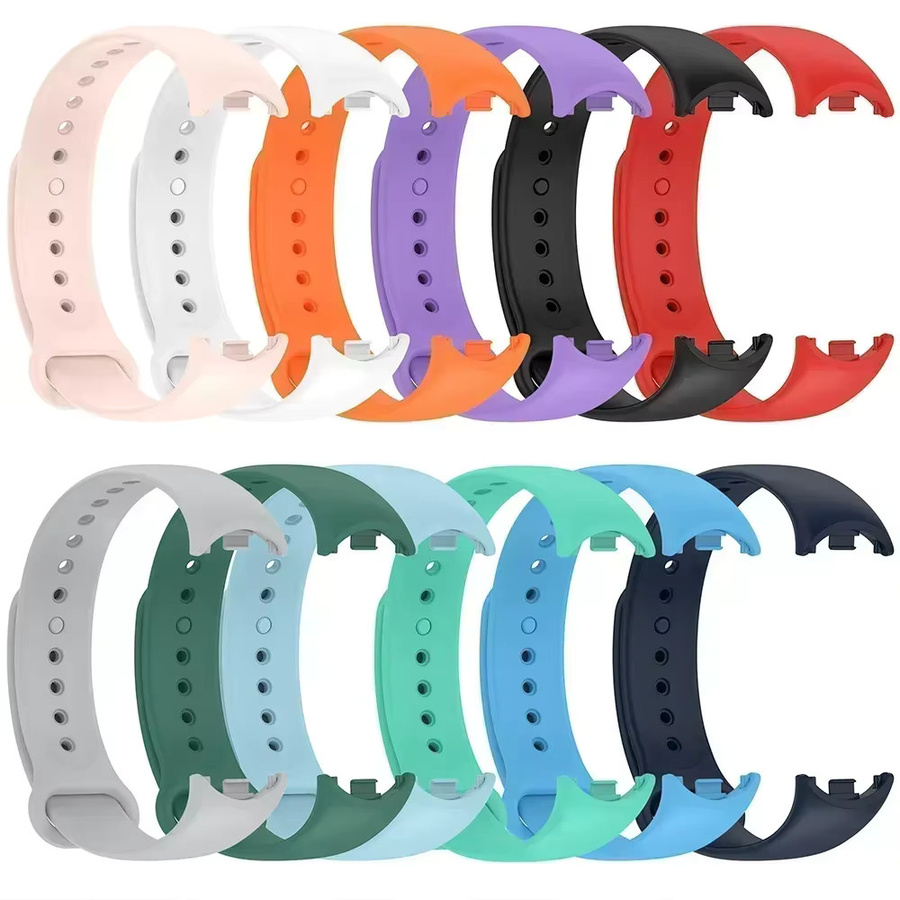 Xiaomi Mi Band 8 9 10 Armband, Silikon, Weiß, Unisex - Bild 2