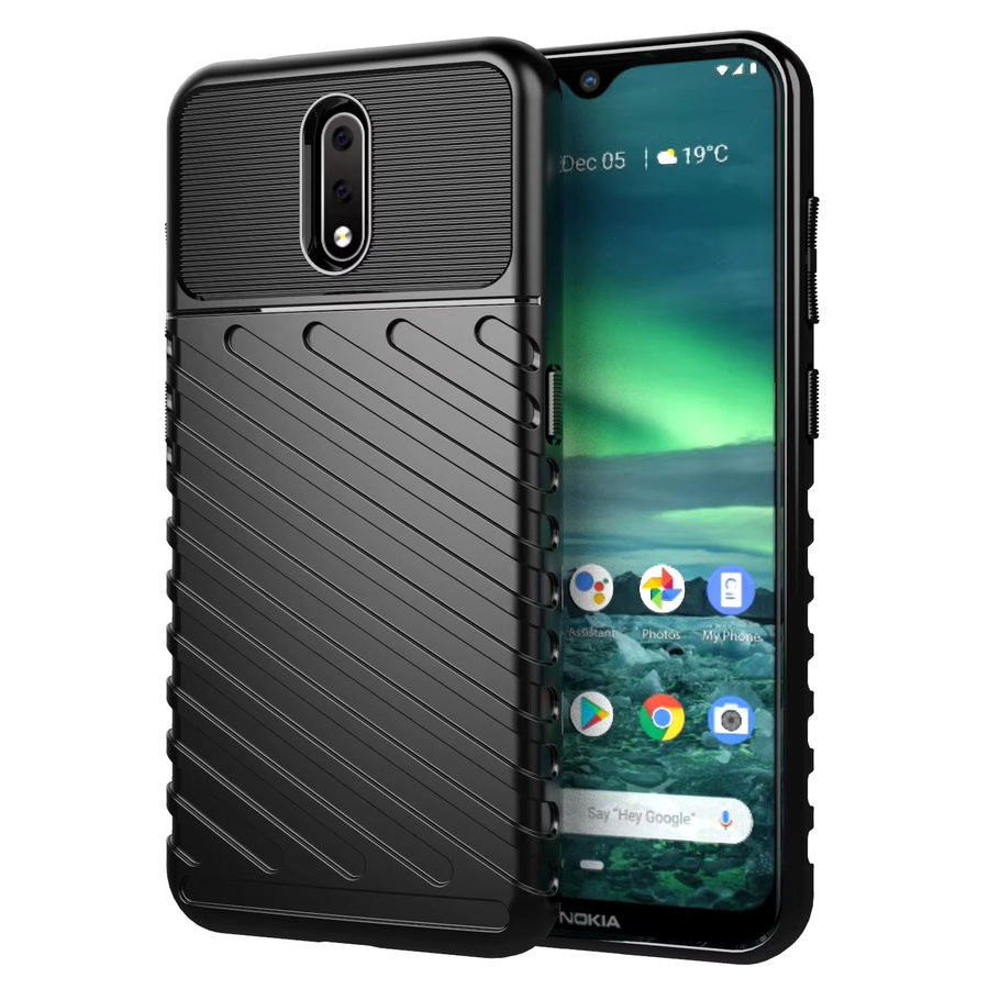 Stoßfeste Silikon-Handyhülle für Nokia 2 und Nokia 3 in Grün - Bild 3