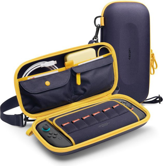 Spigen Nano Pop Pro Schutztasche für Nintendo Switch 2 Konsole Marineblau - Bild 1