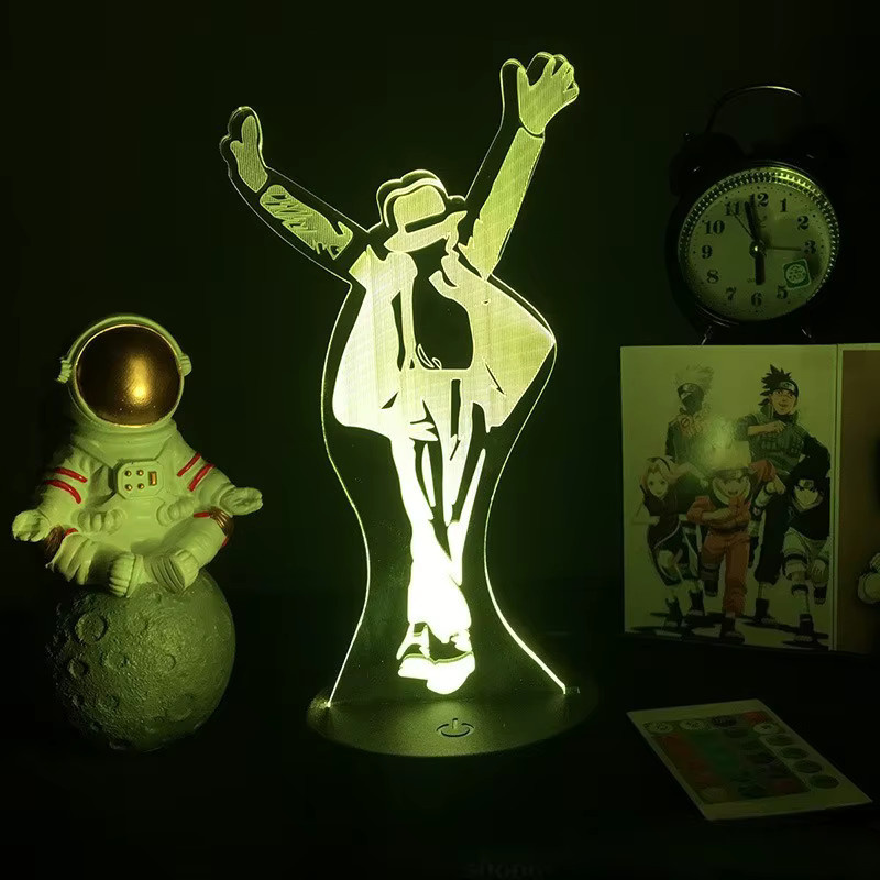 Bandai Michael Jackson Charaktermodell, Nachtlicht, 16-Farben - Bild 2