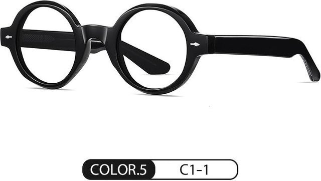 Binchi Outdoor Equipment Sonnenbrille, Rund, Vollrand, Schwarz, Unisex - Bild 1