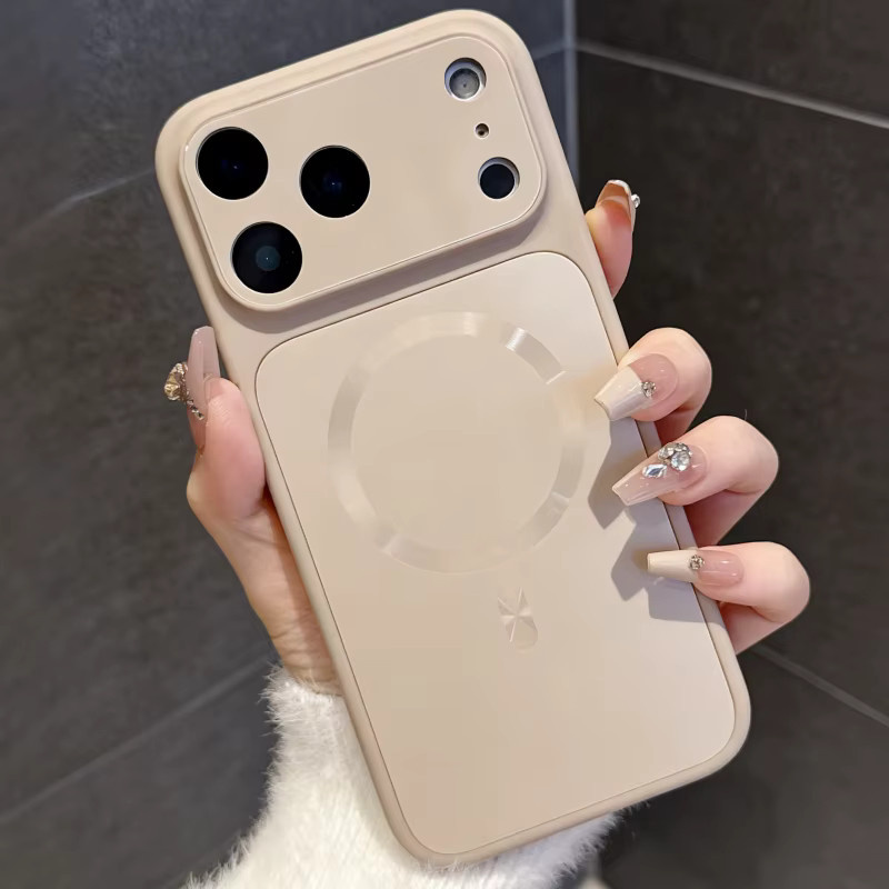 AG Matte Sofort-Schutz 17 Handyhülle für iPhone 17 16 15 14 13 Pro Max mit Magsafe Magnetischer Abdeckung in Blau - Bild 2