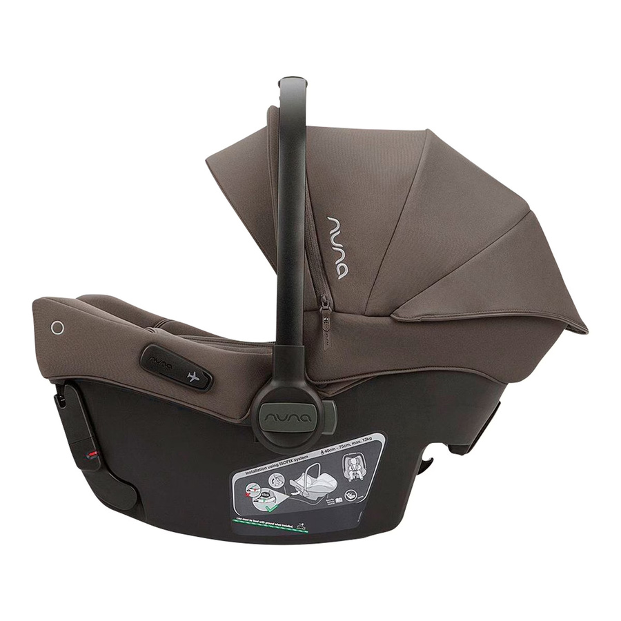 Nuna Babyschale PIPA urbn mit integrierter Isofix-Basis in Braun - Bild 2