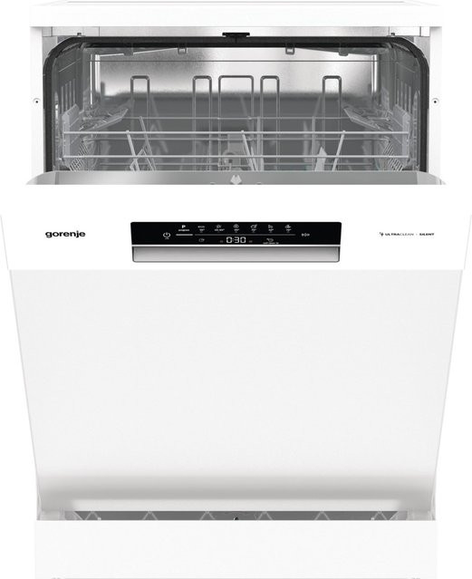Gorenje GS642D90W Stand-Geschirrspüler in Weiß mit Aquastop und Quick-Programm - Bild 1