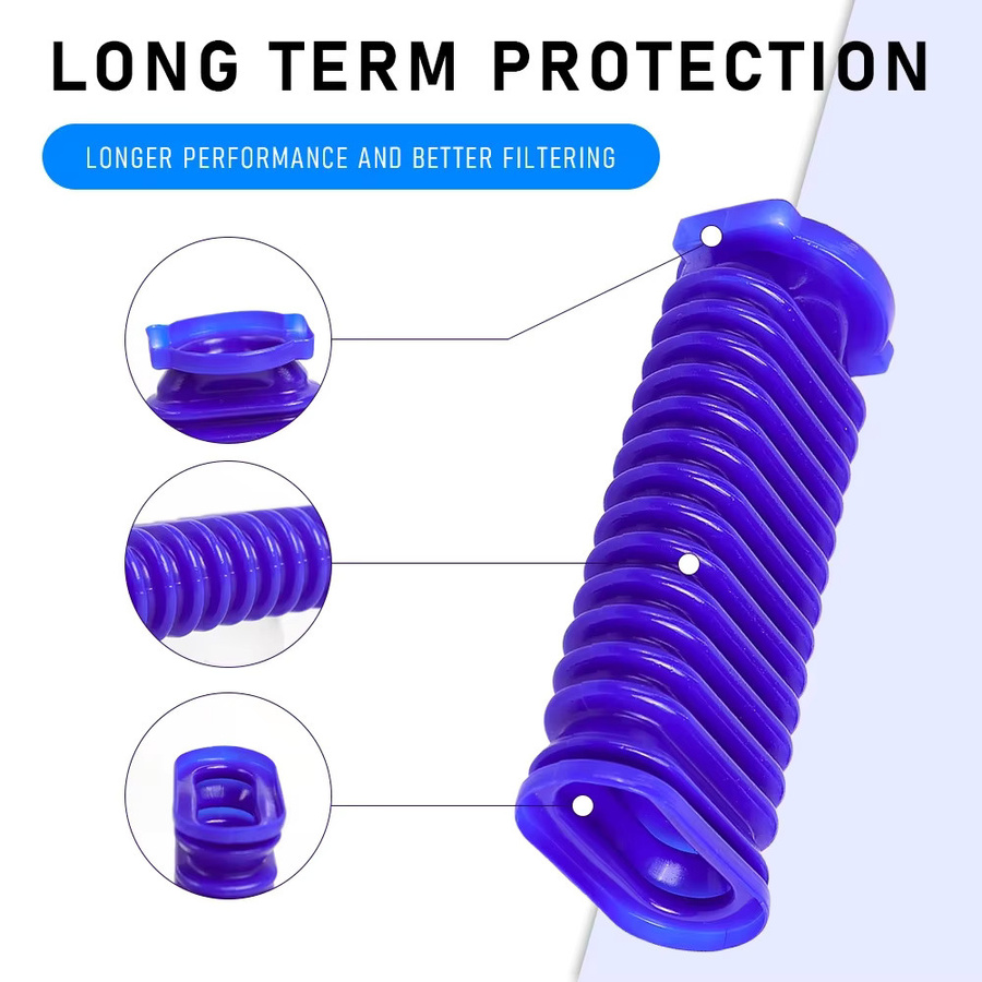 Dyson Ersatz Kanalschlauch für Soft Roller Staubsauger V7 V8 V10 V11 in Blau - Bild 3