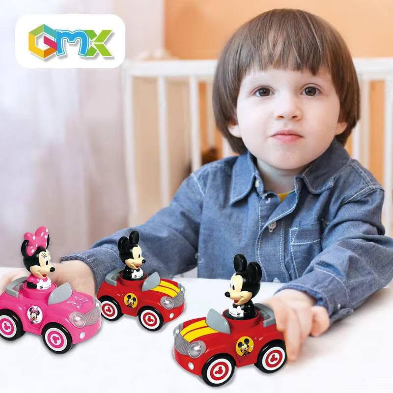 Hasbro Disney Mickey Mouse Minnie Donald Duck Daisy Goofy Rückzieh-Auto, 13cm, ab 3 Jahre - Bild 2
