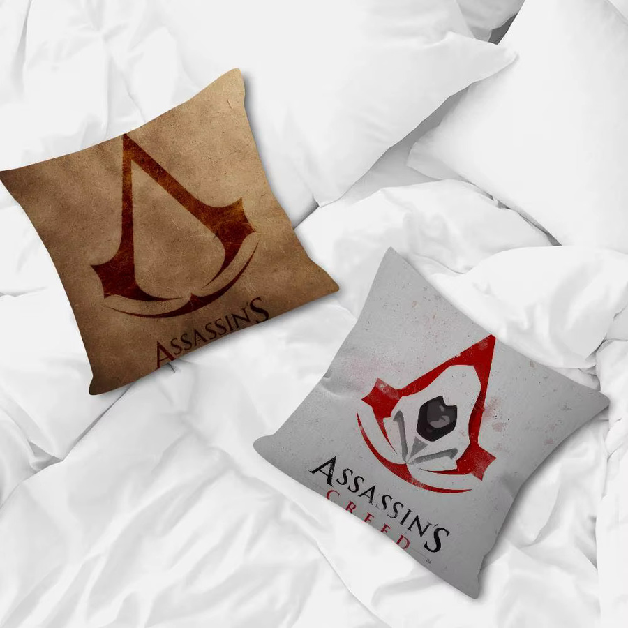 Beast Kingdom Kissenbezug mit Assassin's Creed Logo, quadratisch, 40 x 40 cm - Bild 2