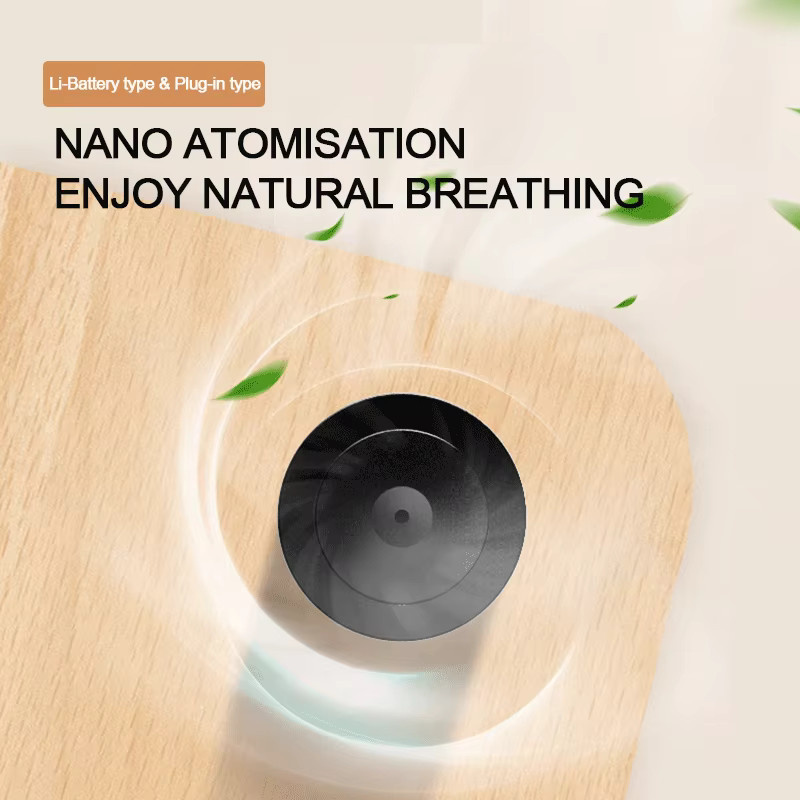 NAMSTE Smart Ätherisches Öl Diffusor für Büro und Zuhause, Elektrische Aromatherapie Maschine, Schwarz - Bild 2