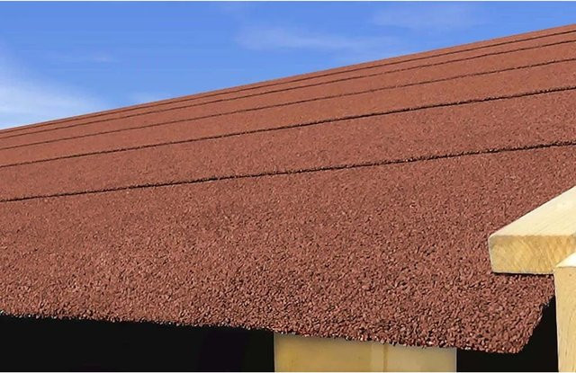 Karibu Selbstklebende Bitumen Dachbahn aus Polyester in Rot mit 25 m² Abdeckung - Bild 1