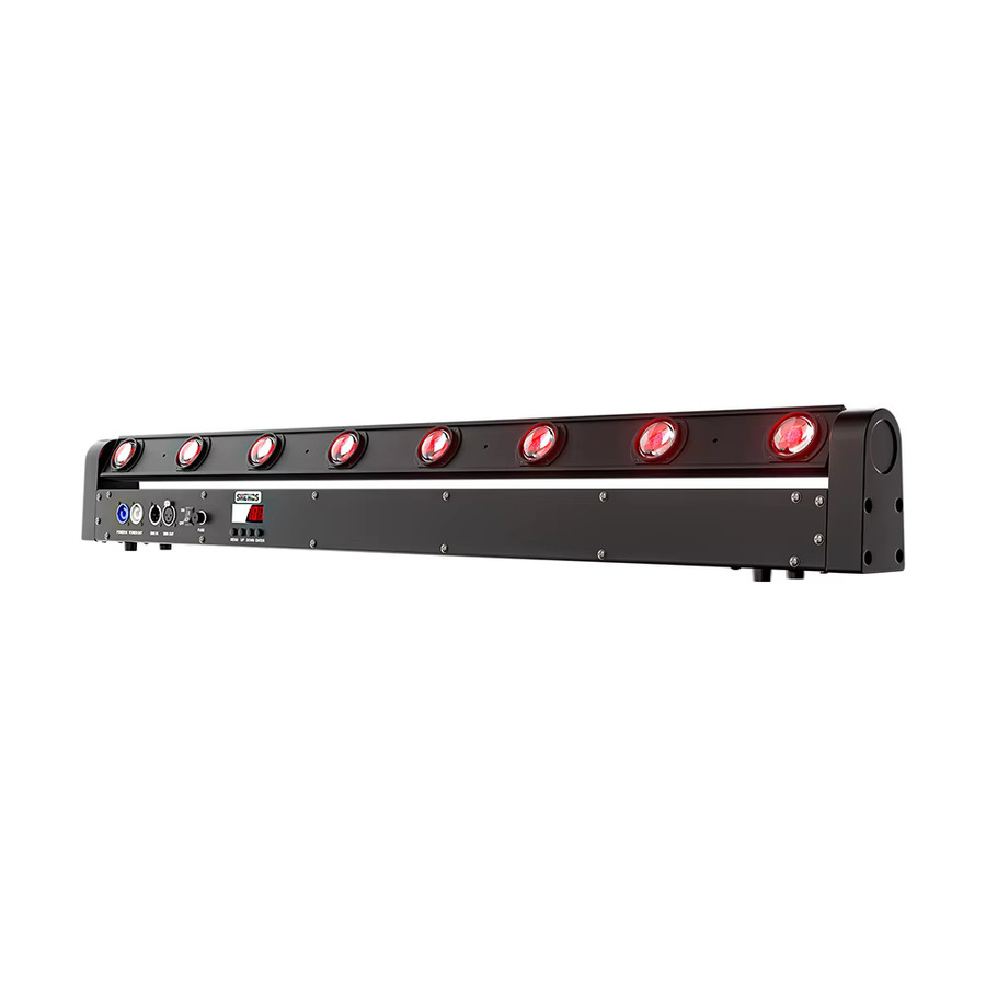 SHEHDS RGBW LED Moving Head Bar Bühnenbeleuchtung mit DMX512 für DJ, Disco und Nachtclub, Schwarz - Bild 2
