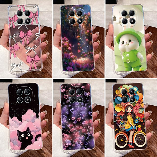 Silikon Schutzhülle mit niedlichem Kaninchen Muster für Xiaomi Redmi Note 15 Pro 5G, Redmi Note 15 und Redmi Note 15 Pro Plus - Bild 1