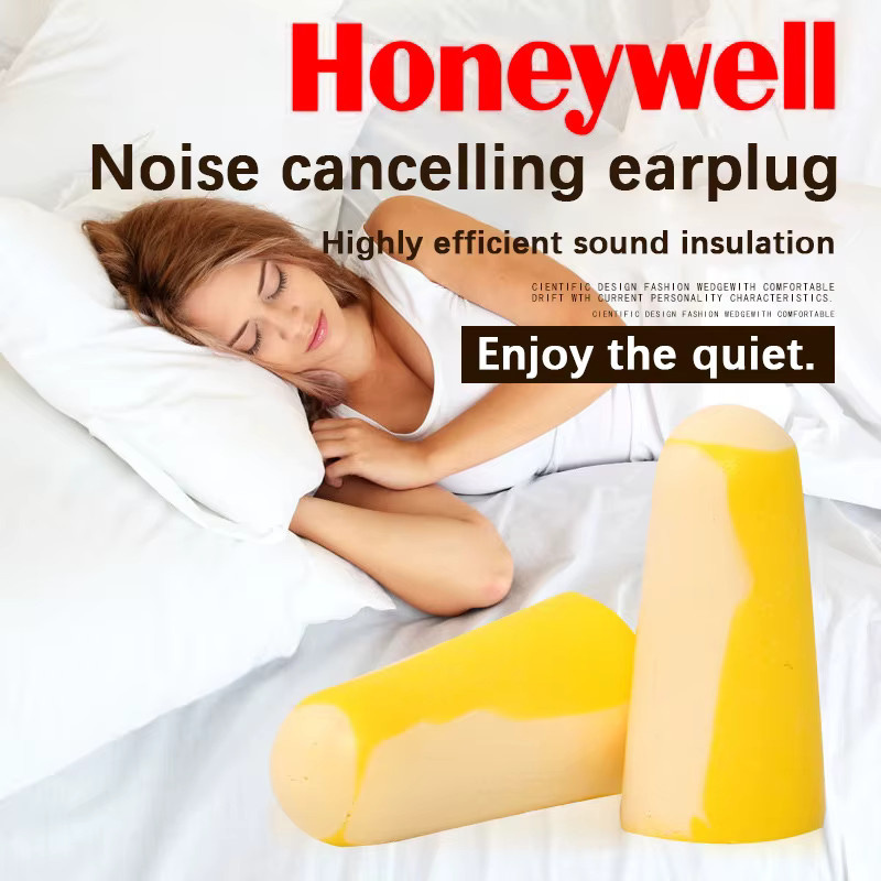 Honeywell 303S Anti-Lärm-Ohrstöpsel Gelb, 50 Paar mit SNR 32 dB zur Geräuschreduzierung - Bild 2