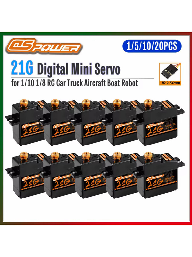 DSPOWER Digitaler Wasserdichter Servo mit Metallgetriebe, 1:18 - Bild 4