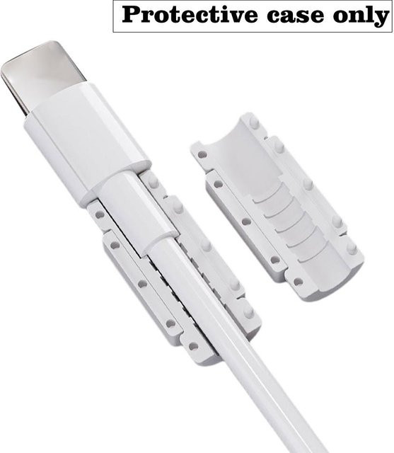 Flexibler USB-C Datenkabel-Schutzorganizer und Kabelmanagement-Clips in Weiß für Maus, Tastatur und Kopfhörer - Bild 1