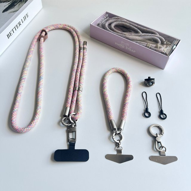 ZHANZHI Handy-Lanyard Pocket 3 Umhängegurt und Tasche für Digitalkameras in Schwarz und Multicolour - Bild 1