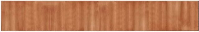 vidaXL Teppich Rechteckig Braun aus Bambus und Polypropylen Breite: 60 cm, Tiefe: 400 cm - Bild 1