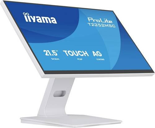 Iiyama ProLite T2252MSC-W2AG LED-Monitor, 21,5 Zoll, Full HD, IPS, Weiß, HDMI, DisplayPort - Bild 1