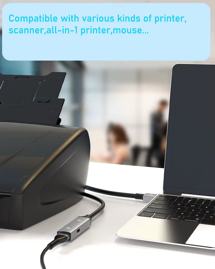 Aktives USB 3.0 Verlängerungskabel mit Booster Stecker auf Buchse in Schwarz oder Grau - Bild 5