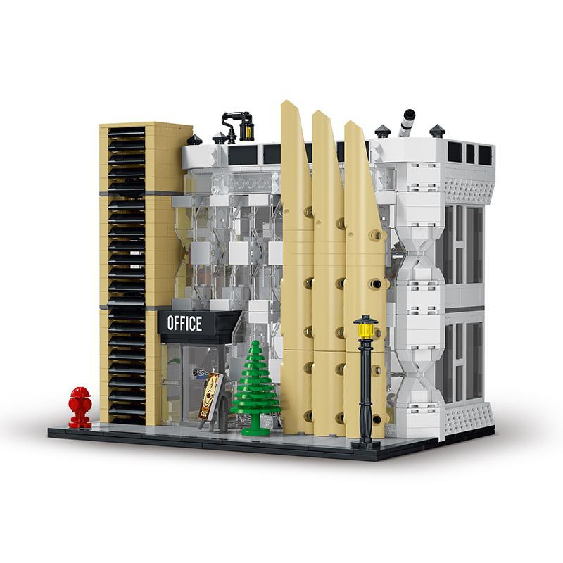 Linyi toy Moderne Gebäude Bau Steine 1499 Teile 6–12 Jahre - Bild 2