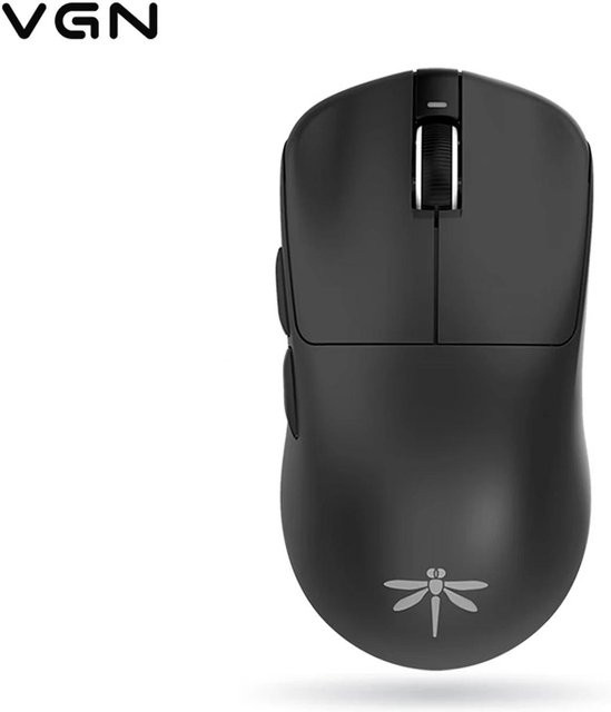 VGN Dragonfly F1 kabellose Dual-Mode Gaming-Maus mit PAW3395 Sensor und 4K-Abfragerate in Schwarz - Bild 1