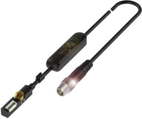 Balluff Magnetfeldsensor BMF 235K-H-PI-C-A8-S75-00,3 BMF00LA in Schwarz, L x B x H: 23,5 x 6,2 x 0,5 cm - Bild 1