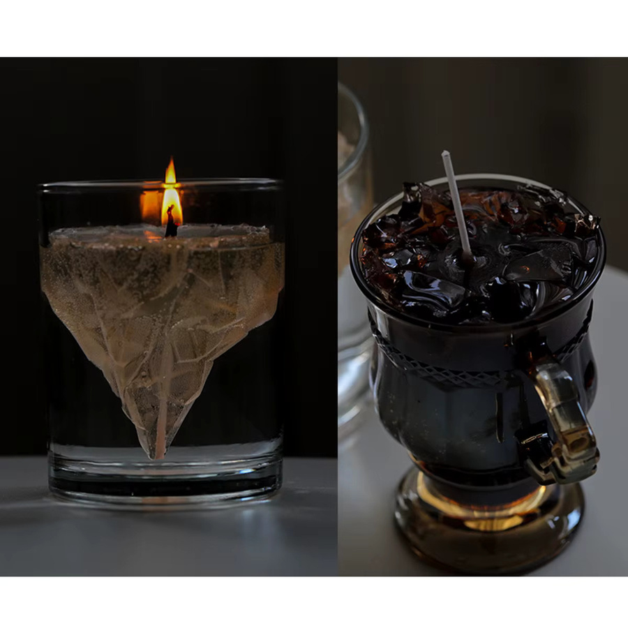 UDOCOOL Transparentes Gelee Wachs für DIY Duftkerzen, 100 g - Bild 3