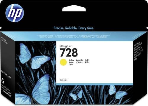 HP 728 Original Gelb Tintenpatrone für DesignJet 730 und 830, 130 ml - Bild 2