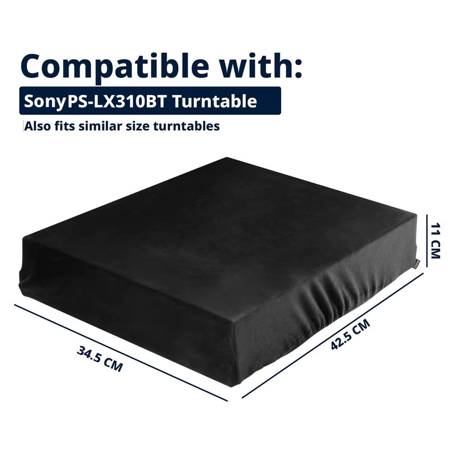 Staubschutzabdeckung für Sony PS-LX310BT Bluetooth Plattenspieler in Schwarz - Bild 5