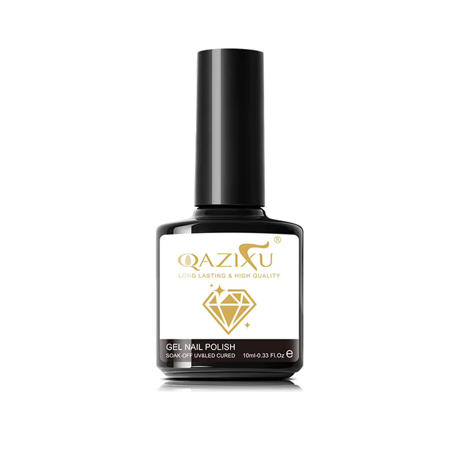 QAZIXU Nagellack Gel, schwarz, glänzend, 10 ml - Bild 6