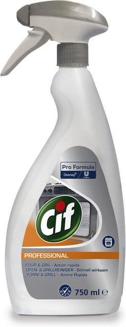 Cif Professional Ofen & Grillreiniger, transparent, 0,75 l, 6er Pack - Bild 1