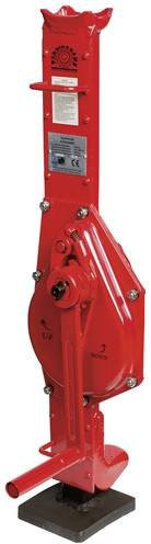 Peddinghaus Stahlwinde Red-Jack in Rot mit 10 Tonnen Tragkraft und 490 mm Hubhöhe - Bild 1