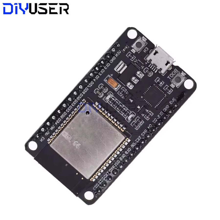 DIYUSER ESP32-Entwicklungsboard mit CH9102X USB-C, Dual-Core WLAN und Bluetooth 4.2 Modul, Schwarz - Bild 2