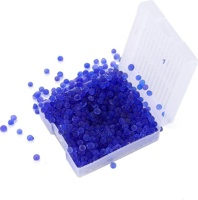 Shoemst Wiederverwendbares Silikagel Trockenmittel in Blau als Feuchtigkeitsperlen für deine Kamera - Bild 1