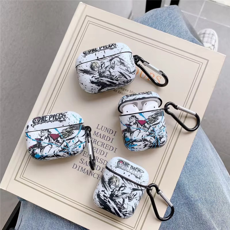 Bandai One Piece Anime Cartoon Schutzhülle für AirPods 2, 3 und Pro Bluetooth Kopfhörer - Bild 2