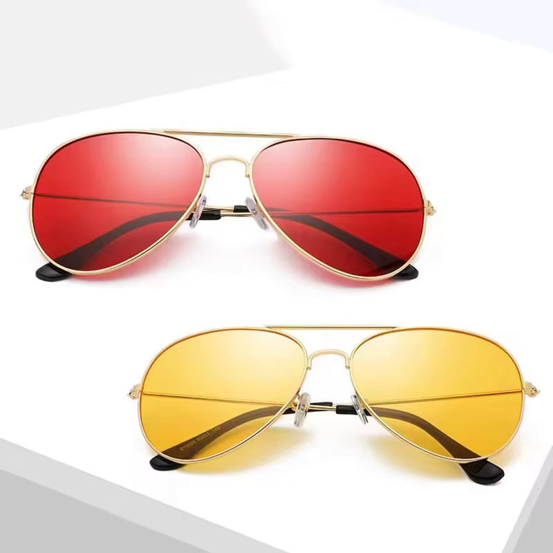Ray-Ban 3025 Sonnenbrille Aviator, Metall, Vollrand, Unisex, rot - Bild 2