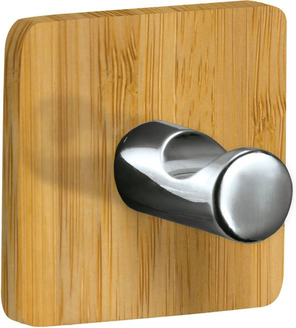 Kleine Wolke Klebehaken Timber aus Bambus in Braun, B/T/H: 36,0 x 50,0 x 50,0 cm - Bild 1