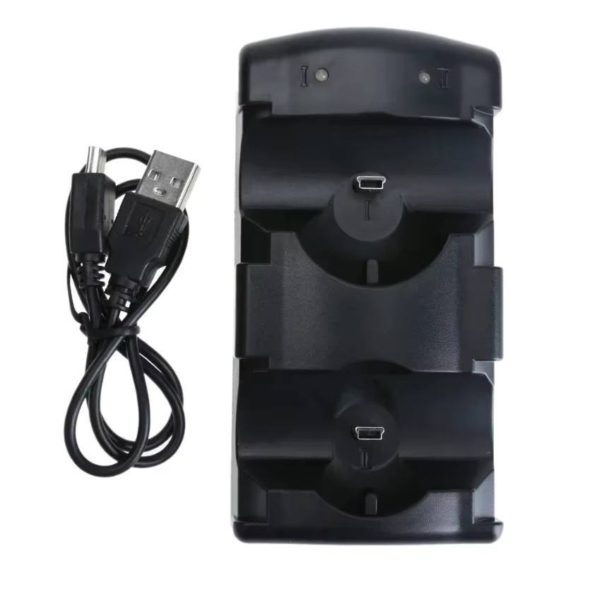 Sony Dual Ladegerät Dock für PS3 und PS3 Move Controller, vertikale USB Schnellladestation, Schwarz - Bild 4